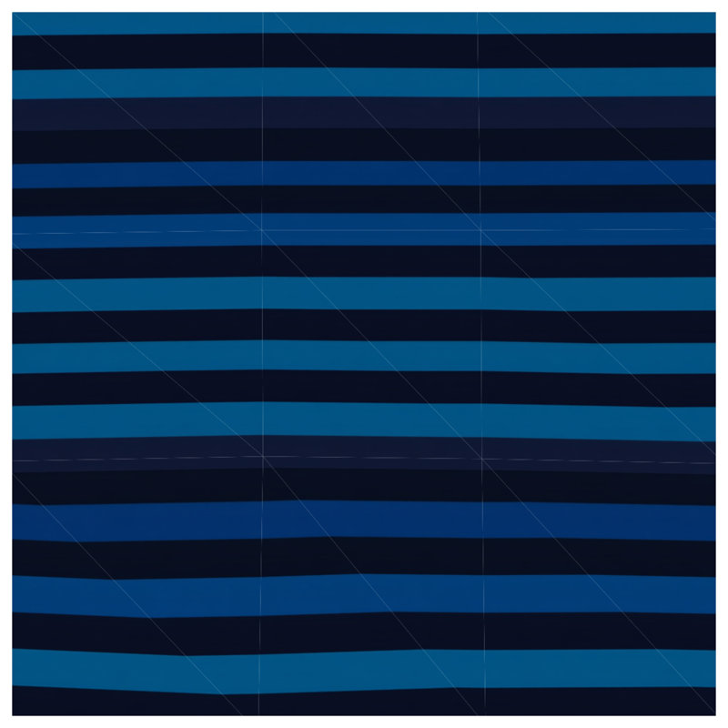 Housse de couette à rayures moderne, Housse de couette pour grand lit, Rayures bleues
