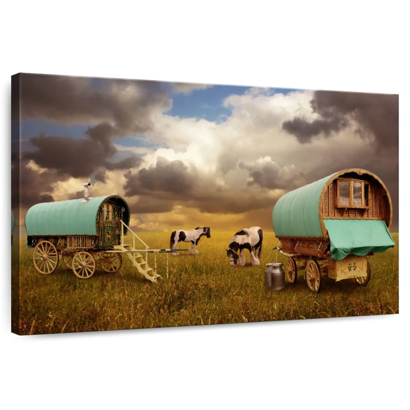 Wagons de roulotte, H 8 po x l 12 po