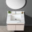 Dessus de meuble-lavabo de salle de bain en marbre blanc de 31 pouces - dosseret de 4 po et teinture, construction, conception traditionnelle à absorption d'eau