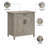 Huckins 31.7 " Wide Hall Tree with Drawers and Shoe Storage-90137702
