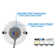 Clr-Select 8-Inch Black High Output Commercial Canless Led Downlight Kit