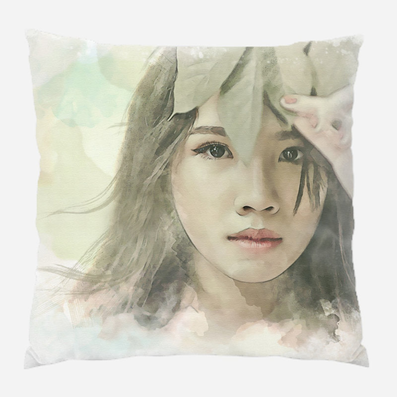 Coussin Dossantos, Micro suède, Intérieur