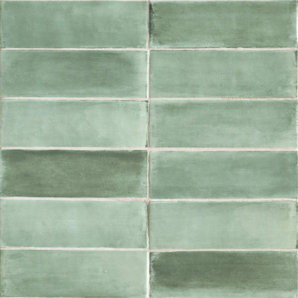 Italian Glazed Matte Garden 2 x 6.5