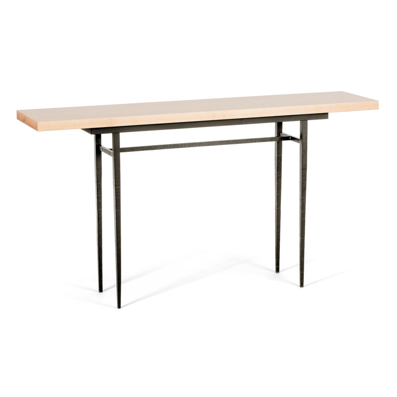Wick Console Table, Natural Iron, 32.1" H x 60" W x 14" D, Natural