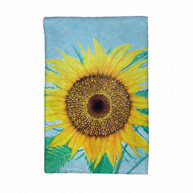 Serviette de thé tournesol
