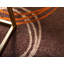 Tapis brun à motif abstrait Jachim-29440523