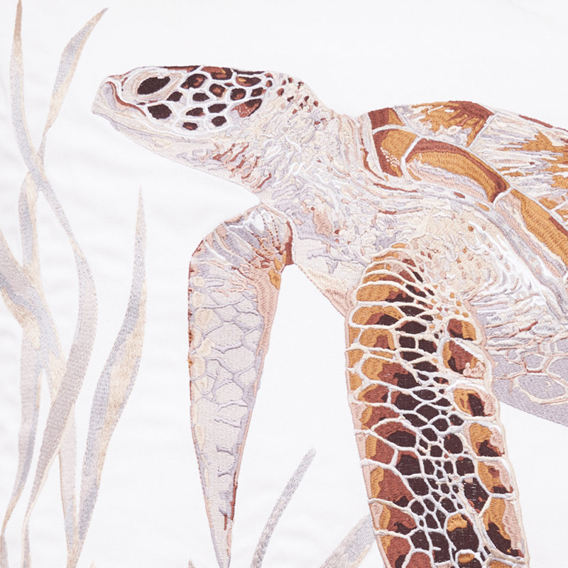 Sea Turtle Neutrals Pillow