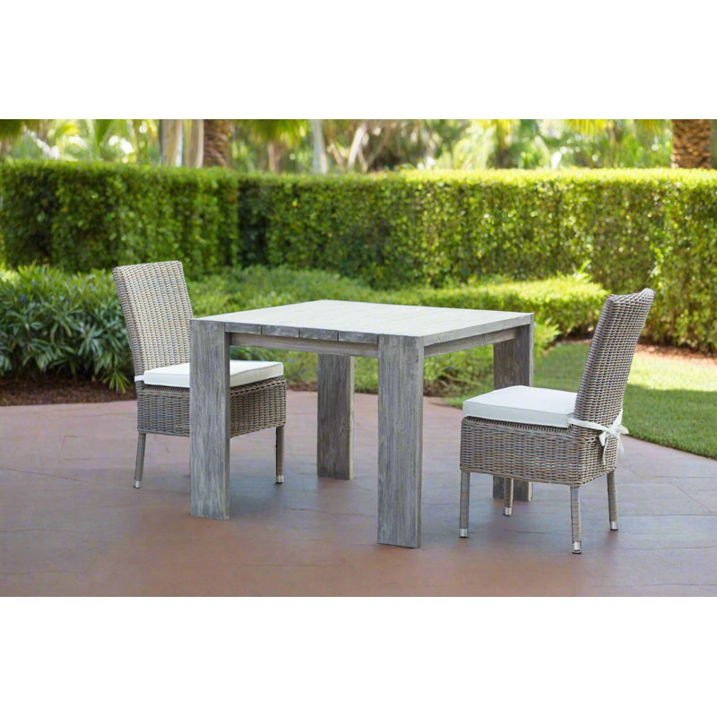 Daniqua Teak Solid Wood Dining Table