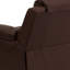 Deluxe Padded Contemporary Kids Recliner with Storage Arms-769427018
