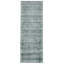 Ava Handmade Viscose Silky Solid Soft Dark Mint Rug-60827408