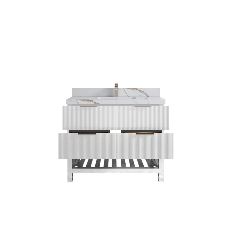 Meuble-lavabo simple 42 po avec plateau Catalina