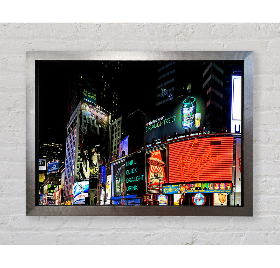 Tokio City Night Lights - Druck