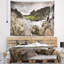 Tapisserie en cascade abstrait oxarafoss-28498303