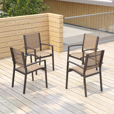 Ensemble de chaises de patio 4 pièces