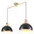 2 - Light 11.8" Dimmable Modern Industrial Metal Dome Pendant Light-1252859713