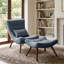 Tooborac Accent Chair with Footstool-984799920