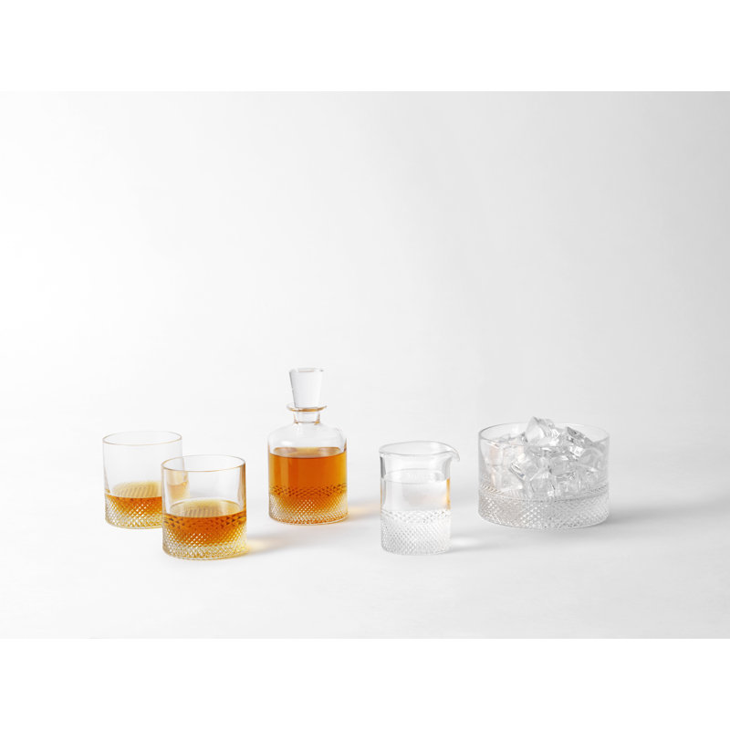 Diamond Crystal Glass, 5.7'' H x 3'' W x 3'' D