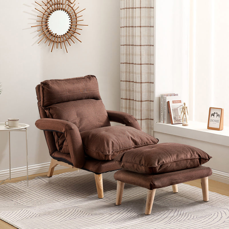 Hamall 60cm Wide Zero Gravity Recliner, Brown