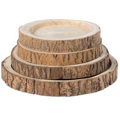 Millwood Pines Pawlak Wood Tray
