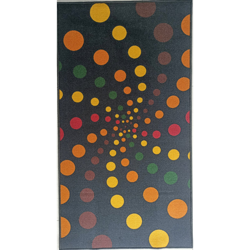 Bastian Polka Dots 80cm X 150cm Area Rug