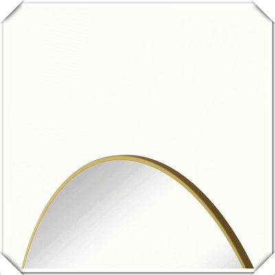 Miroir de décoration murale en métal
