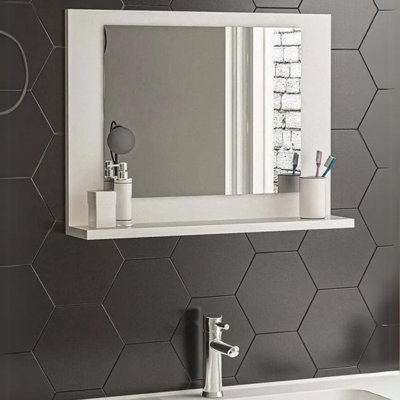 Ezpeleta 60 mm W 45 mm H Framed Mirrored Bathroom Cabinets 1 Shelves with Mirror