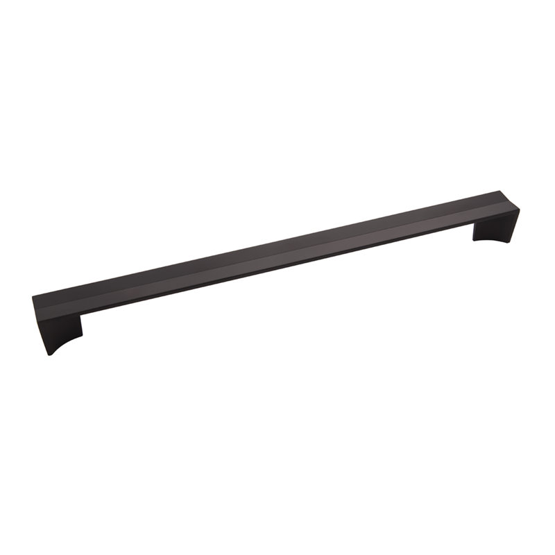Avenue Collection Pull, Matte Black, 12"
