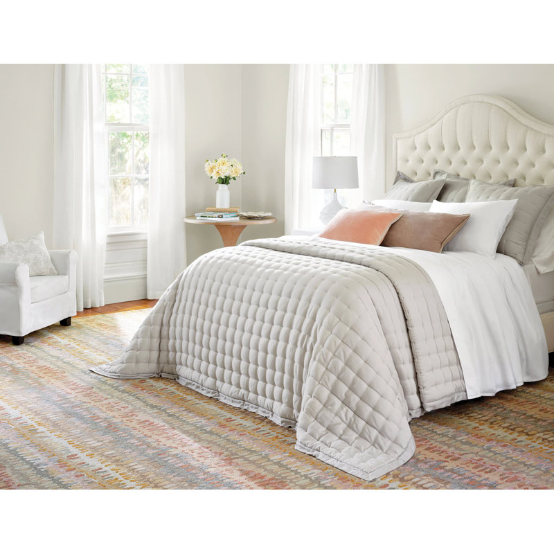 Silken Solid Sheet Set, Queen Sheet Set, White