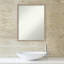 Miroir mural non biseauté en bois franc-1958293678