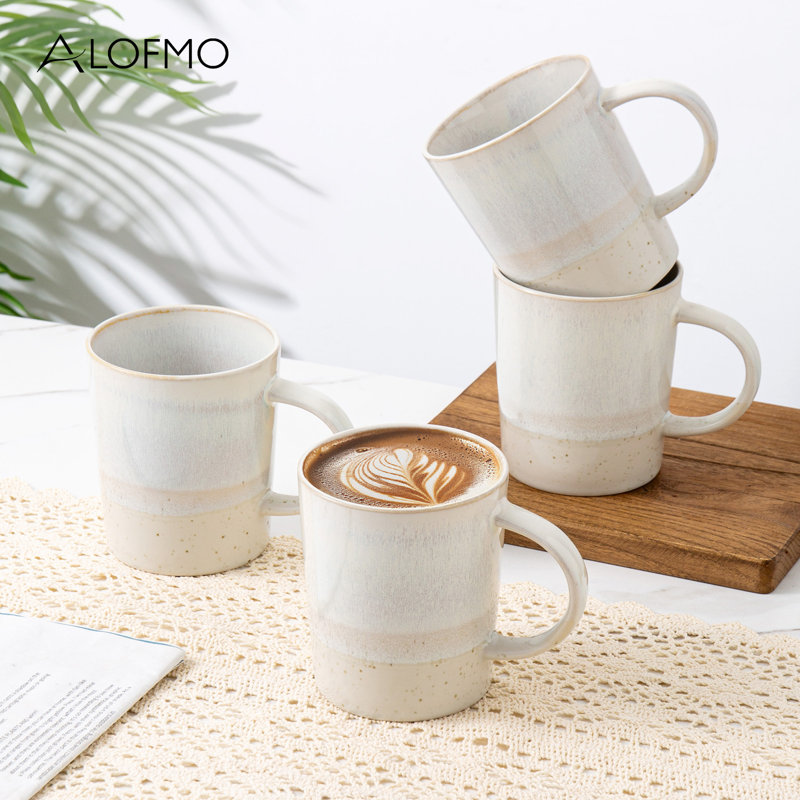  ALOFMO 4 Piece 14oz Coffee Mugs