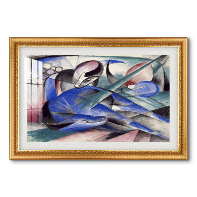 Cheval de rêve (Träumendes Pferd), 1913-Franz Marc-Impression encadrée personnalisée