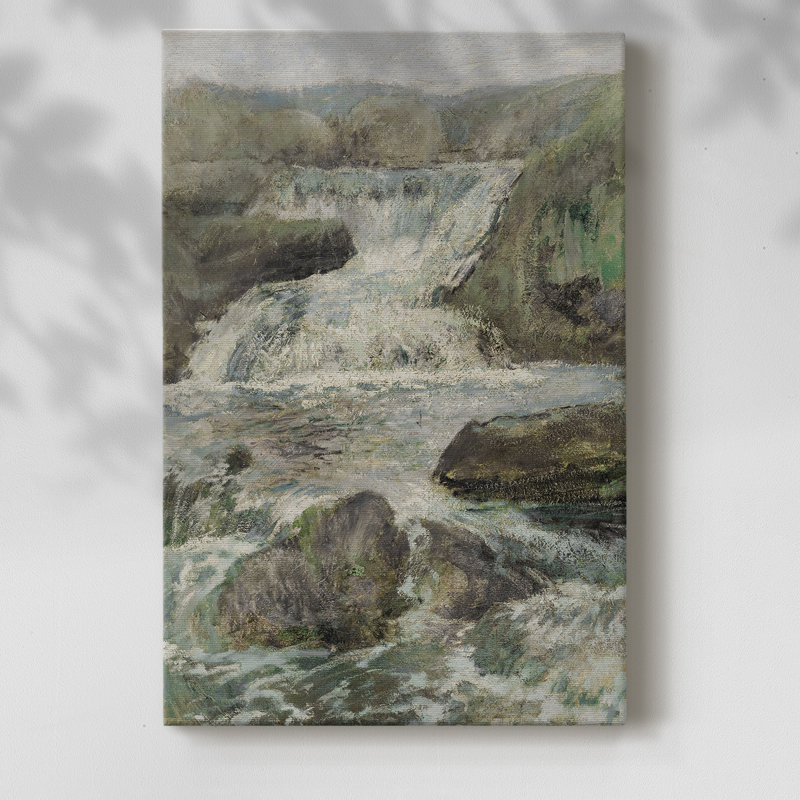 Paysage rétro CCxxiv - galerie Cavas, H 18 po x l 12 po