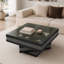 Table basse à motif de diamants broyés