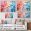 «Abstract Patchwork I» sur toile-190272408-190272415