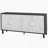Carved Symmetrical Design Door And Wood Coloured Frame For TV Stand Table-767735296