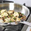 Grande poêle à frire en acier inoxydable de 11 po Sur La Table Kitchen Essentials - Poêle à induction avec base à trois plis, finition polie et poignée creuse-122095137