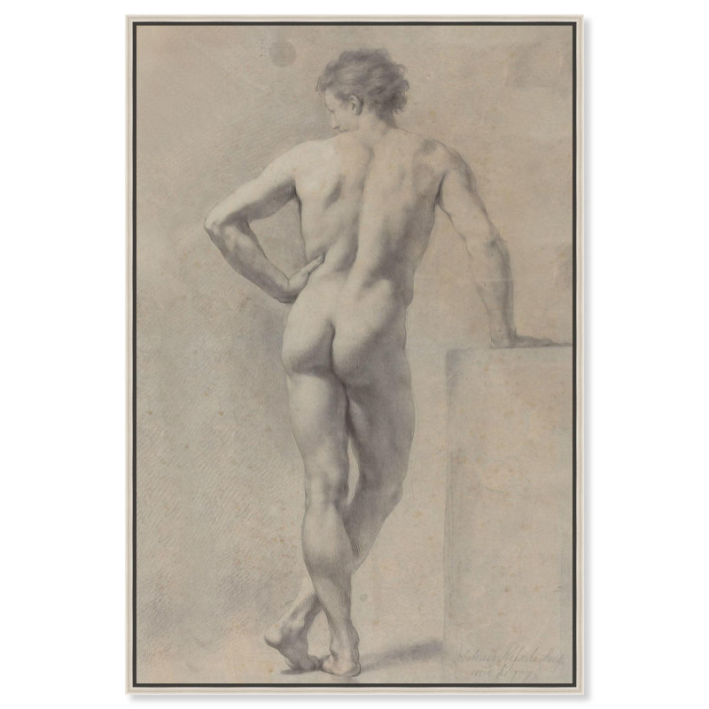 «Unveiling Extase», toile classique par Art Remedy, Cadre argenté, H 46 po x l 31 po
