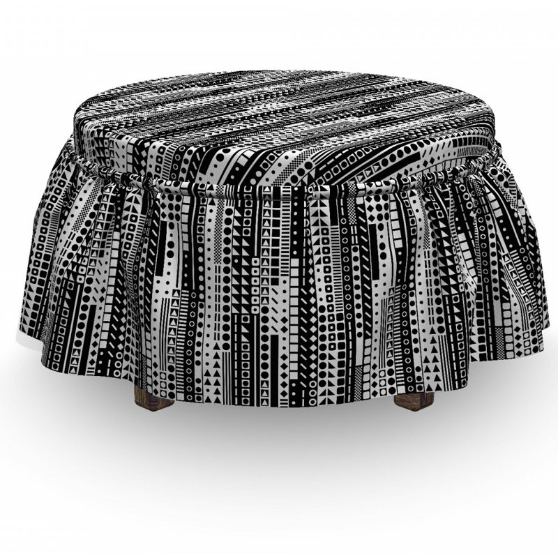 Box Cushion Ottoman Slipcover