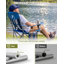 Two-Piece Foldable Camping Chair Set: Comfortable, Sturdy and Stable Outdoor Chairs with Armrests and Cup Holders. Maximum Weight Capacity: 150kg. Comes with a Carry Bag. Ideal for Camping, Balconies, the Beach, Gardens and Fishing-1586449915