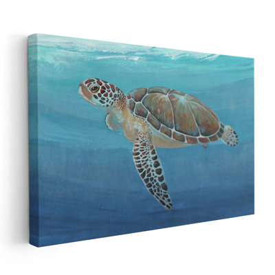 «Ocean Sea Turtle II», reproduction d'art sur toile