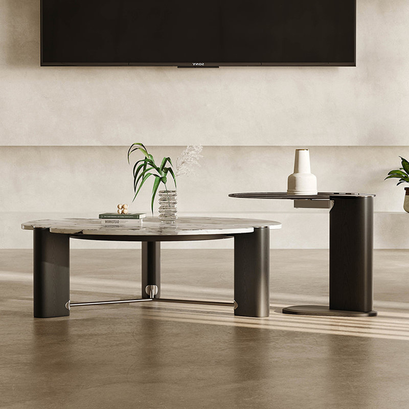 Modern 2-Piece Coffee Table Set