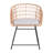 Clavens Indoor/Outdoor Boho Rattan Rope Bistro Set with Side Table and Cushions-71005285