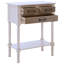Wine 60cm Solid Wood Top Console Table