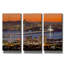 « Bay Bridge vu de Berkeley » par John Gavrilis, triptyque mural, 91,4 cm x 61 cm-917508811