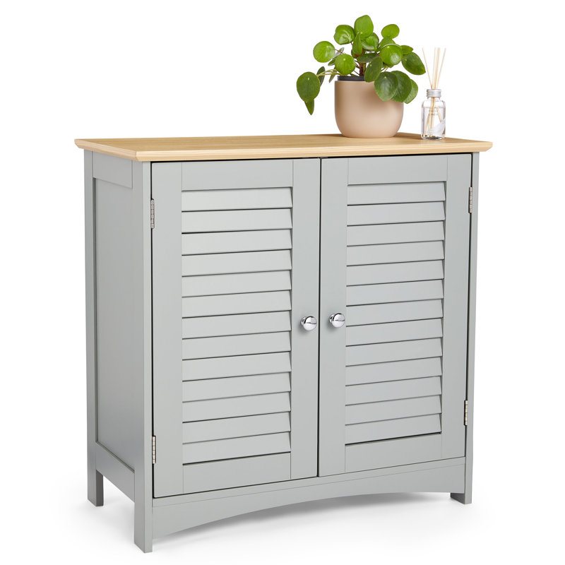 Shrewsbury Grey Freestanding Bathroom Floor Cabinet