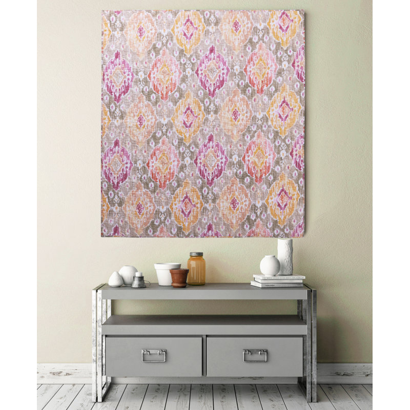 Ibiza Multicolor Cotton Reversible Quilted Throw Blanket