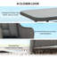 Wicker 4 - Person Garden Lounge Set with Cushions