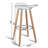 Counter Stool with Solid Wood Frame