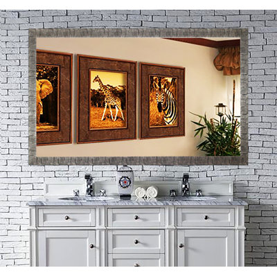 Guildford Wood Flat Wall Mirror