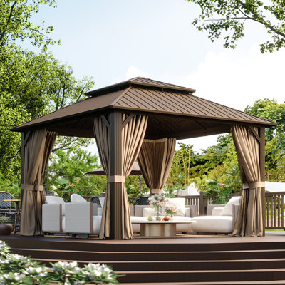 Hardtop Aluminum Permanent Patio Gazebo